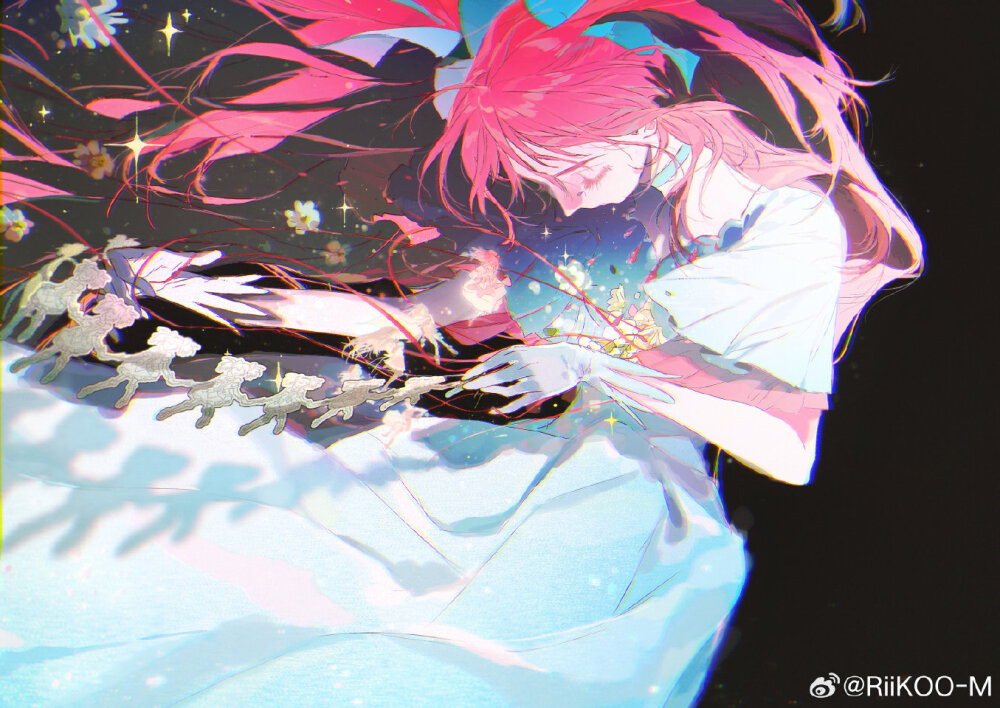 纯白的梦 ​​​＃魔法少女小圆
插画精选｜画师：RiiKOO-M