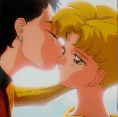 AI扩图 美少女 水兵月 星野光 星月情头