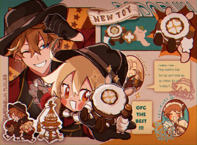 【可莉&达达利亚】
wei@星辰快乐小狗