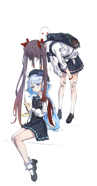 【芙宁娜&胡桃】
x：高冷的呆呆酱