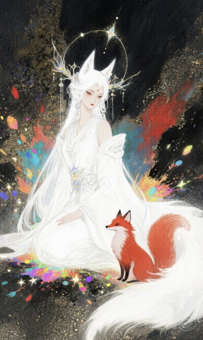 狐仙插画