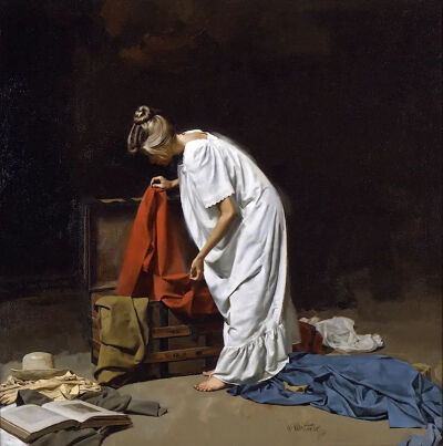 威廉·惠特克，《蒸汽轮船旅行箱》（Steamer Trunk），1982