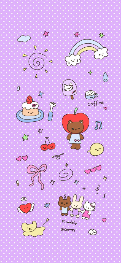 涂鸦可爱壁纸
图源：Supuppy
#插画壁纸#