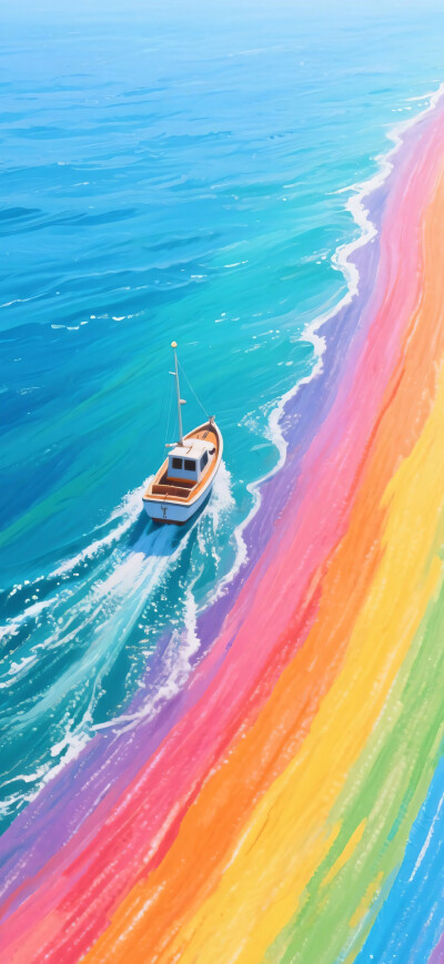 彩虹海