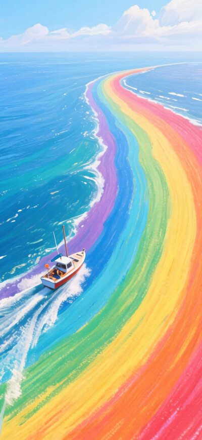 彩虹海