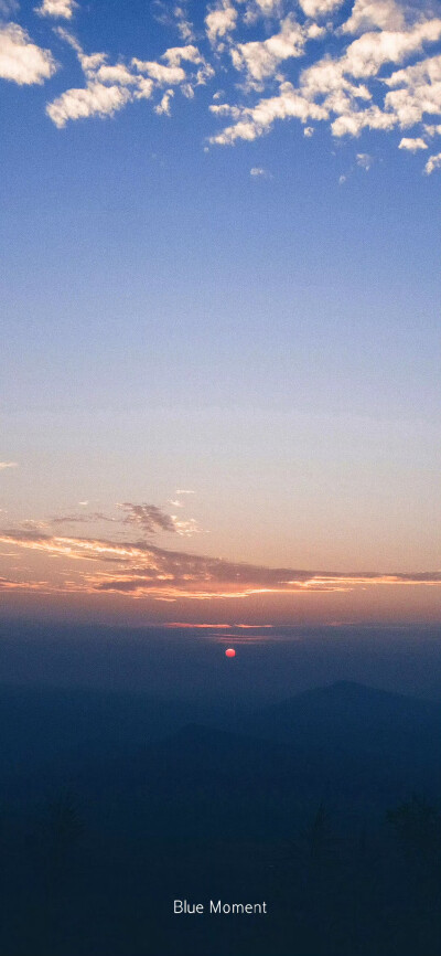 蓝色 锁屏壁纸 聊天背景