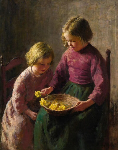 花篮，荷兰画家Bernard Pothast ​​​