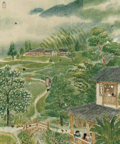 觅半亩花田，寄半生清闲。 