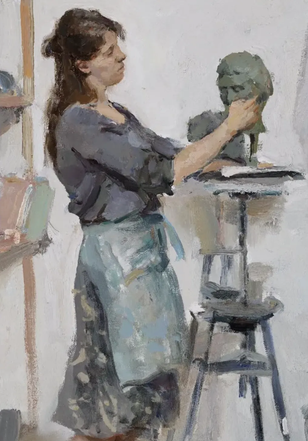 奥尔加·沃尔科娃是一位俄罗斯画家，出生于1994年，现居圣彼得堡。
2012年至2016年就读于叶卡捷琳堡沙德尔艺术学校绘画系。
2016年考入圣彼得堡列宾美术学院绘画系。2022年毕业，在V.佩西科夫的指导下完成毕业作品《艾尔米塔什博物馆的壮举。1941》，并荣获国家考试委员会“优秀”等级和嘉奖。
自2023年2月起，在圣彼得堡列宾美术学院佩西科夫指导的创意画架绘画工作坊担任实习艺术家。
