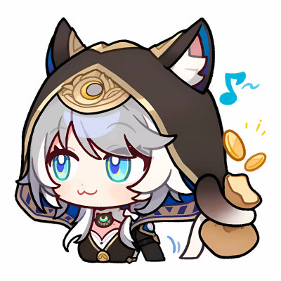 赛飞儿猫猫的抠图，原创mys