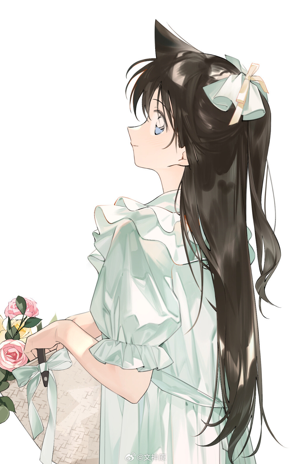 人物插画绘画线稿黑白手绘头像素描临摹细节几何素材风格个性
@文神原