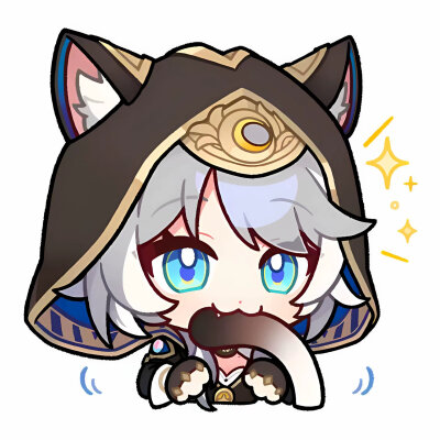 赛飞儿猫猫的抠图，原创mys