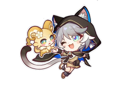 赛飞儿猫猫的抠图，原创mys