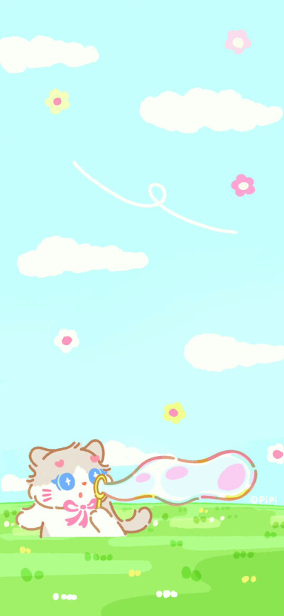 小清新可爱卡通壁纸套图