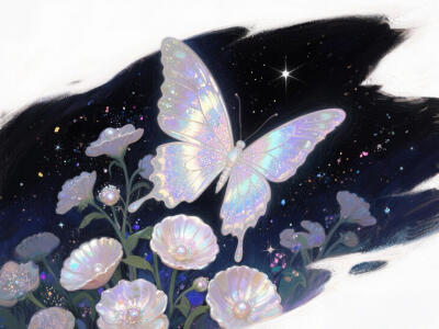 梦幻珠光蝴蝶
