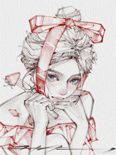 人物插画绘画线稿黑白手绘头像素描临摹细节几何素材风格个性
@冰糖煮庭婷