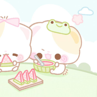 萌物可爱头像◍˃ᵕ˂◍
​​​画师：开奶瓶
#情侣头像#