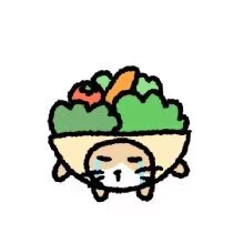 可爱猫猫美食小头像