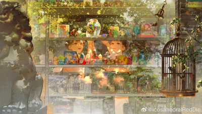 画师：IcosahedralRedDie
#插画分享#