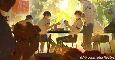 画师：IcosahedralRedDie
#插画分享#