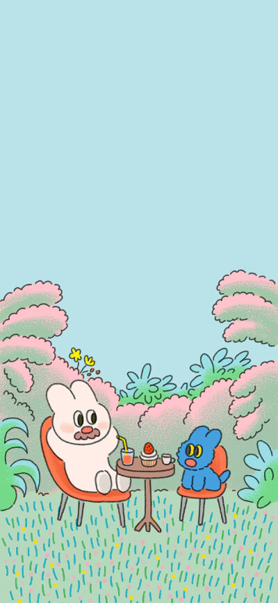 蓝色
