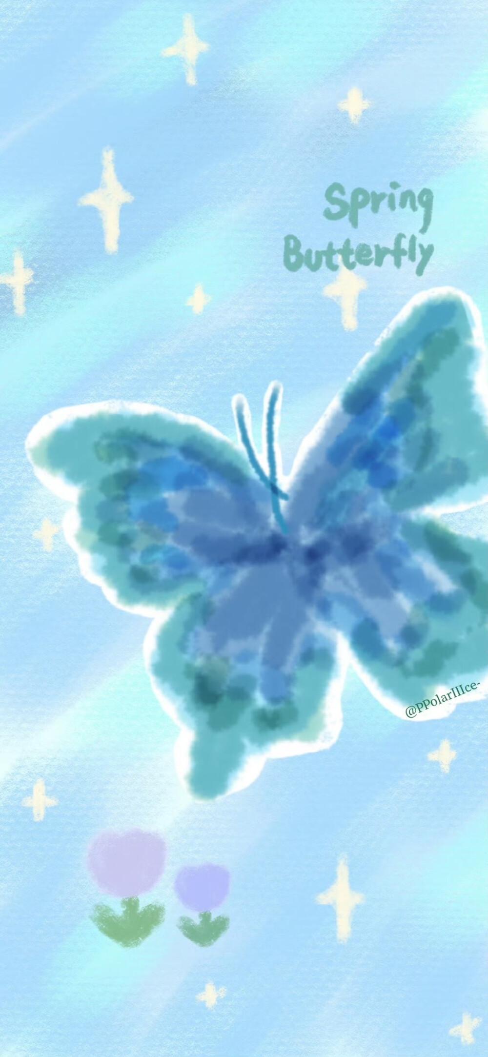 蓝色