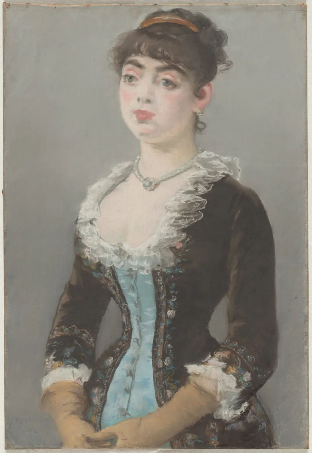 米歇尔-莱维夫人肖像
爱德华·马奈
1882 年，粉彩画布
74.2cm x 55cm
华盛顿特区，美国国家美术馆
