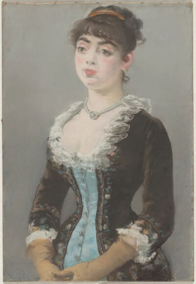 米歇尔-莱维夫人肖像
爱德华·马奈
1882 年，粉彩画布
74.2cm x 55cm
华盛顿特区，美国国家美术馆
