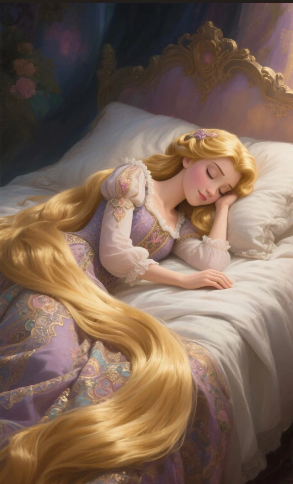 迪士尼公主壁纸-长发公主