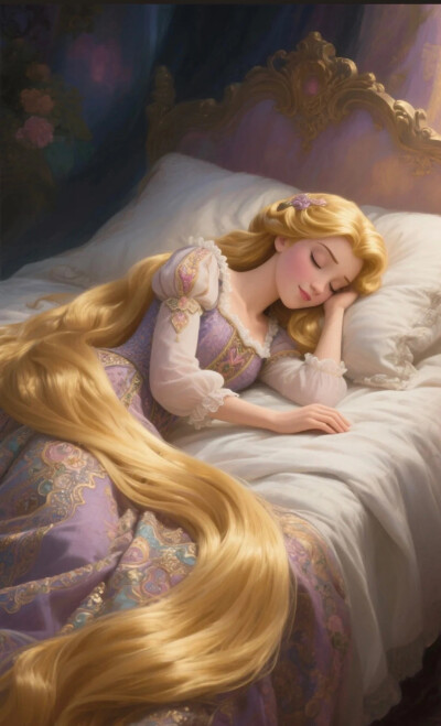 迪士尼公主壁纸-长发公主