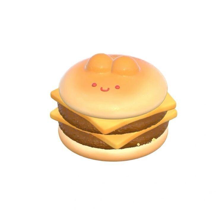 甜品美食白底头像