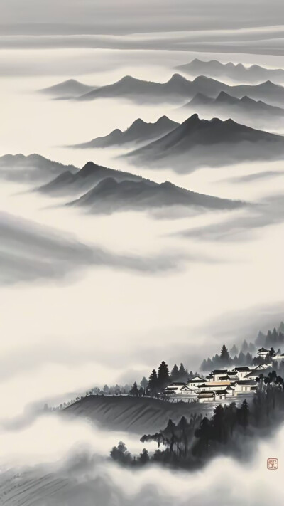 水墨画