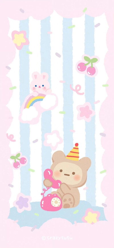 壁纸 手机壁纸 可爱 卡通 少女心 