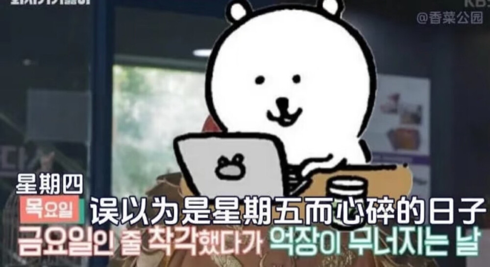 自嘲熊梗图