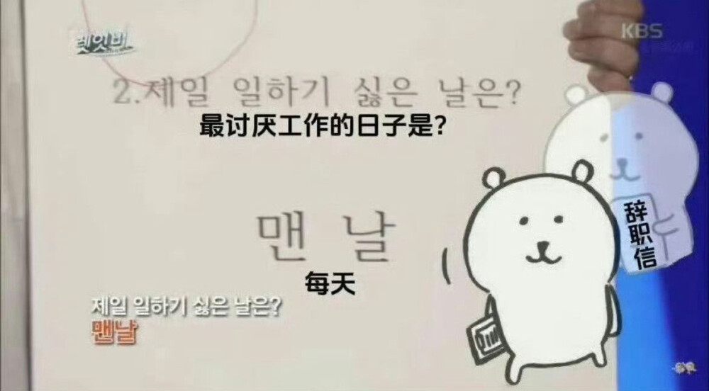 自嘲熊梗图