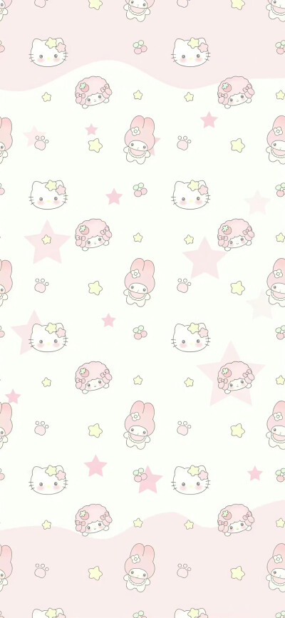 壁纸 手机壁纸 平铺壁纸 可爱 卡通 少女心
