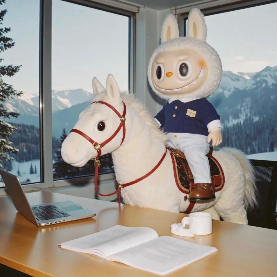 拉布布打工人头像