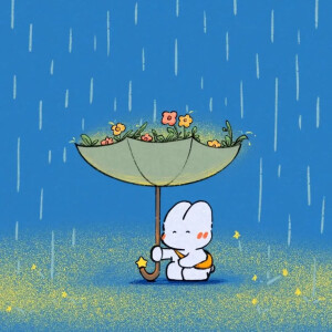 兔子头像，
来源网络，侵权删