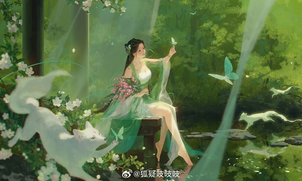 画师：狐疑吱吱吱
#插画分享#