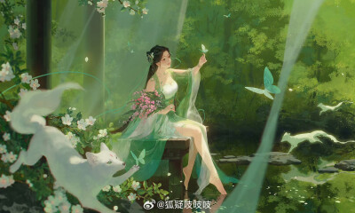 画师：狐疑吱吱吱
#插画分享#