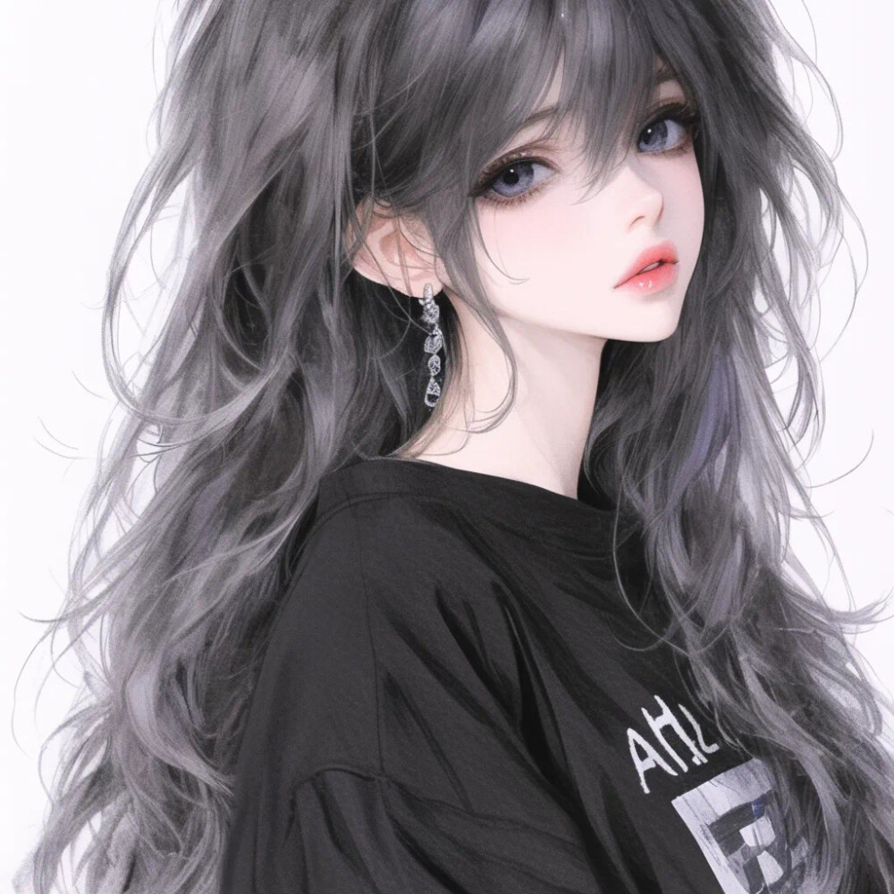 气质女头，凌乱美