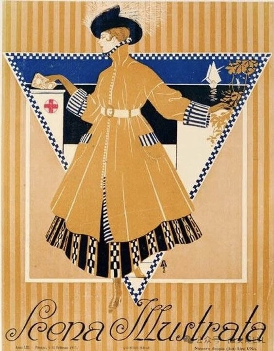 1885年创立的意大利艺术杂志《Scena Illustrata》场景插画