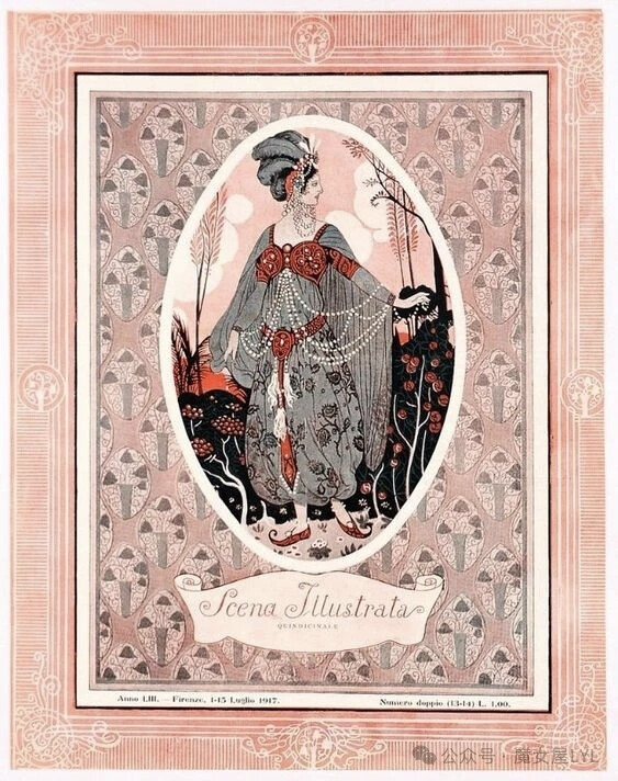 1885年创立的意大利艺术杂志《Scena Illustrata》场景插画