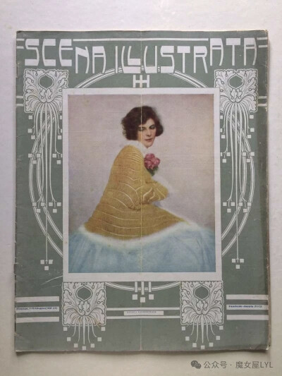 1885年创立的意大利艺术杂志《Scena Illustrata》场景插画