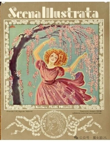 1885年创立的意大利艺术杂志《Scena Illustrata》场景插画