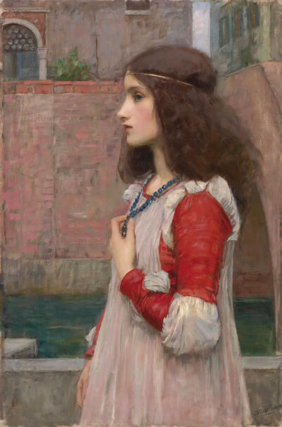 《朱丽叶》Juliet
约翰·威廉·沃特豪斯
1898年；尺寸未知；画布油画
