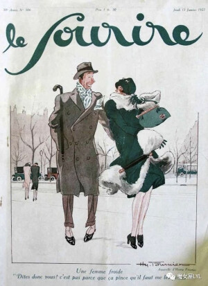 《 Le Sourire》是一本法国插图幽默杂志，创于1899年，该杂志于1940年消失。