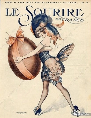 《 Le Sourire》是一本法国插图幽默杂志，创于1899年，该杂志于1940年消失。