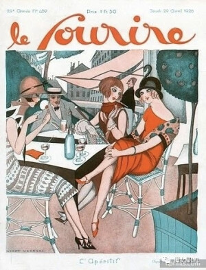 《 Le Sourire》是一本法国插图幽默杂志，创于1899年，该杂志于1940年消失。