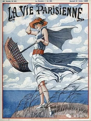 La Vie Parisienne—1863年创刊的《巴黎生活》时尚杂志封面大赏